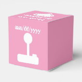 Multiplayer Mode in Petal Pink Favor Box Bedankdoosjes (Achterkant)