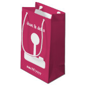 Multiplayer Mode in Raspberry Gift Bag Klein Cadeauzakje (Achterkant Gekanteld)