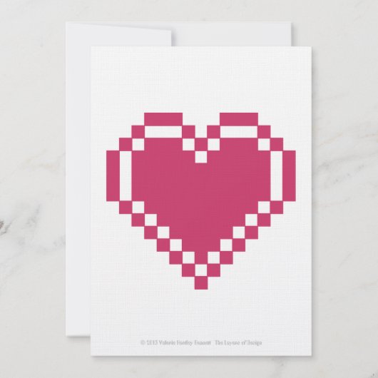 Multiplayer Mode in Raspberry Wedding Invitation Kaart (Achterkant)