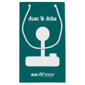 Multiplayer Mode in Teal Geschenkzak Klein Cadeauzakje (Achterkant)
