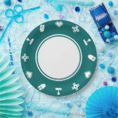 Multiplayer Mode in Teal Papieren Bord (Feest)