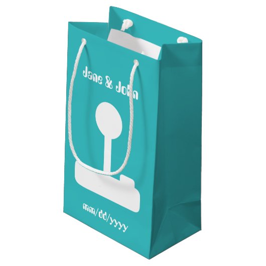 Multiplayer Mode in Turquoise Cadeautas (Achterkant Gekanteld)