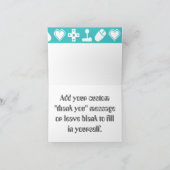 Multiplayer Mode in Turquoise - Hartelijk dank Bedankkaart (Binnen)