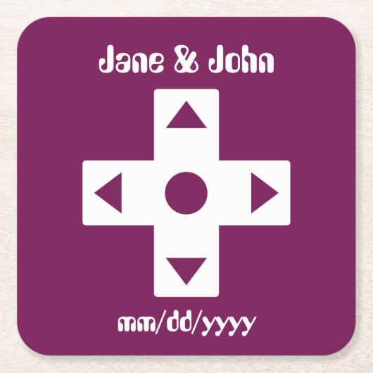Multiplayer Mode in Wine Papier Onderzetters (Voorkant)