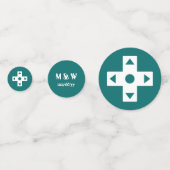 Multiplayer-modus in Blauwgroen tabel Confetti (Voorkanten)