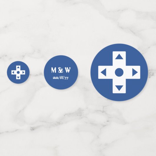 Multiplayer-modus in Blue Table Confetti (Achterkanten)