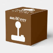 Multiplayer Modus in Chocolade Favor Doos Bedankdoosjes (Achterkant)