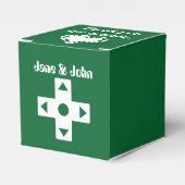 Multiplayer-modus in Green Favor Box Bedankdoosjes (Voorkant Zijde)