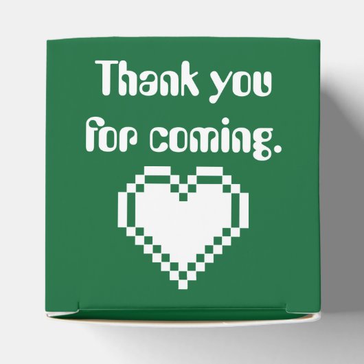 Multiplayer-modus in Green Favor Box Bedankdoosjes (Bovenkant)