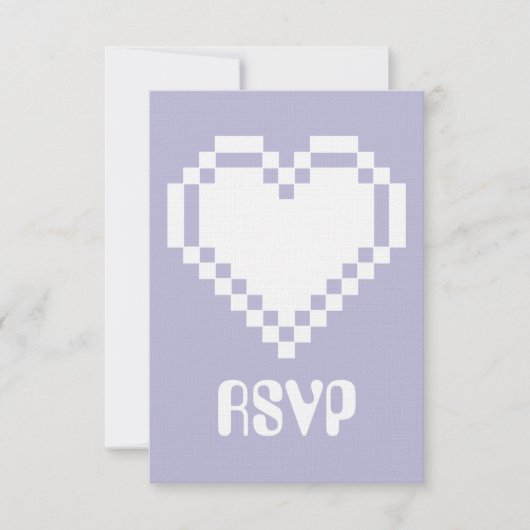 Multiplayer Modus in Lavendel RSVP Kaart (Voorkant)