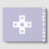 Multiplayer-modus in Lavender Guest Book Gastenboek (Achterkant)