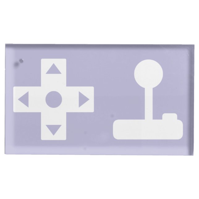 Multiplayer-modus in Lavender Table Card-standaard Tafelkaart Houder (Voorkant)