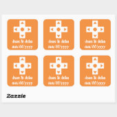 Multiplayer-modus in Oranje sticker (Vel)