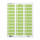 Multiplayer-modus in Peridot retouradreslabel Etiket (Full Sheet)