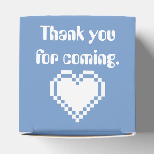 Multiplayer-modus in Periwinkle Favor Box Bedankdoosjes (Bovenkant)