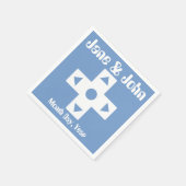 Multiplayer-modus in Periwinkle Napkins Servetten (Hoek)