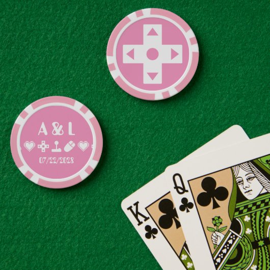 Multiplayer-modus in Petal Pink Poker Chips (Pokertafel (Dubbel))