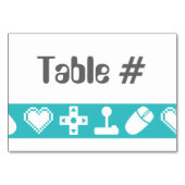 Multiplayer-modus in Turquoise Table Kaart (Achterkant)