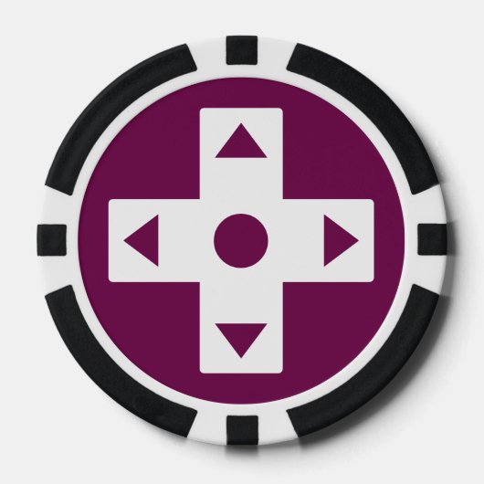 Multiplayer-modus in wijn poker chips (Voorkant)