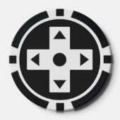 Multiplayer-modus in zwart poker chips (Voorkant)