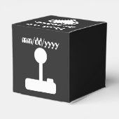 Multiplayer Modus in Zwarte Favor Box Bedankdoosjes (Achterkant)