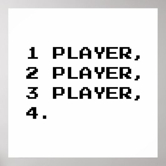 MULTIPLAYER POSTER (Voorkant)