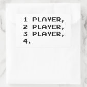 MULTIPLAYER RECHTHOEKIGE STICKER (Tas)