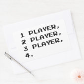 MULTIPLAYER RECHTHOEKIGE STICKER (Envelop)