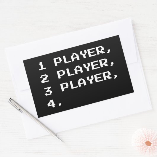 MULTIPLAYER RECHTHOEKIGE STICKER (Envelop)