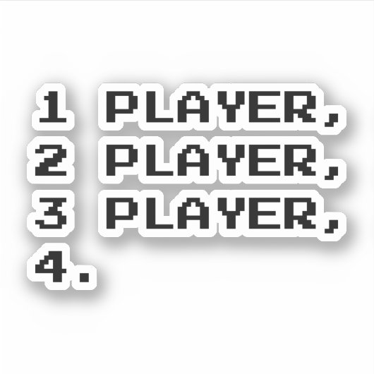MULTIPLAYER STICKER (Voorkant)