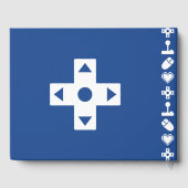 Multiplayermodus in blauw gastenboek (Achterkant)