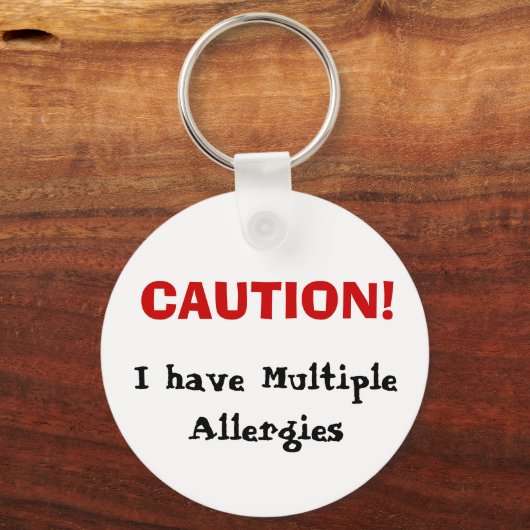 Multiple Allgies Sleutelhanger (Voorkant)