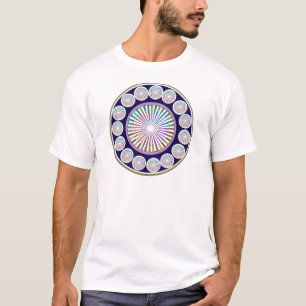 Multiple CHAKRA - Sparkle n Live Mandala T-shirt