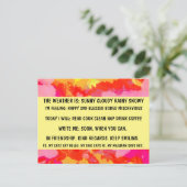 MULTIPLE CHOICE FUNNY "BUSY PERSON"-BRIEFKAART BRIEFKAART (Staand voorkant)