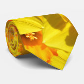 Multiple Daffodils Gold Medal Flowers Stropdas (Opgerold)