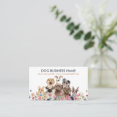 Multiple Dog Puppies Visitekaartje (Staand voorkant)