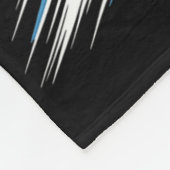 Multiple Exposure Art Skiing Mountain Ski Snow Win Fleece Deken (Hoek)