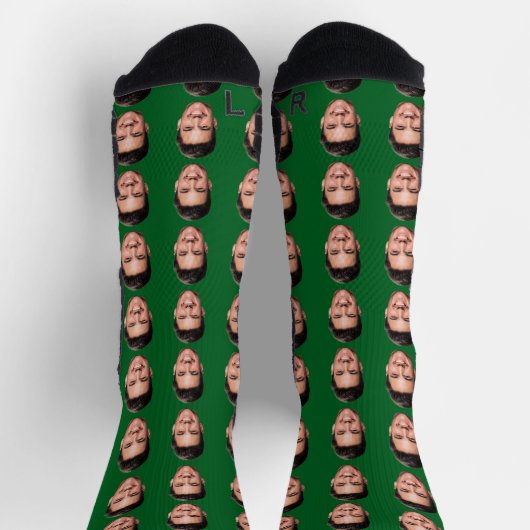 Multiple Face Personalized Socks, Add Your Image Sokken (Top)
