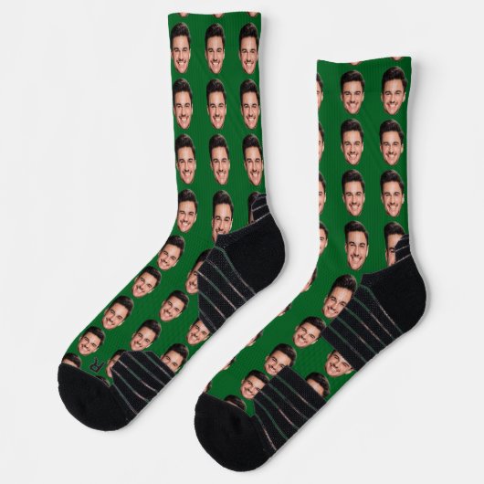 Multiple Face Personalized Socks, Add Your Image  Sokken (Links)