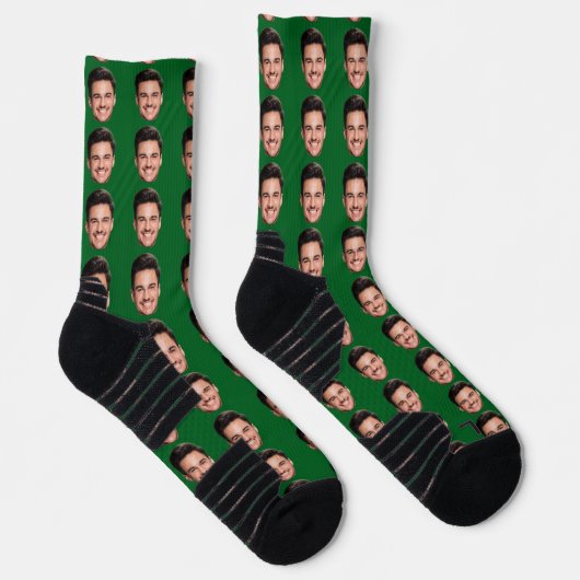 Multiple Face Personalized Socks, Add Your Image  Sokken (Rechts)