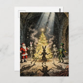 Multiple Holidays Spooky Party Briefkaart (Voorkant / Achterkant)