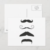 Multiple Mustache Briefkaart (Voorkant / Achterkant)