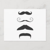 Multiple Mustache Briefkaart (Voorkant)