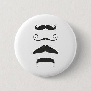 Multiple Mustache Ronde Button 5,7 Cm