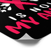 Multiple Myeloma Awareness My Hero Is Now My Angel Poster (Hoek)