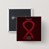 Multiple Myeloma Awareness Ribbon Custom Pins Vierkante Button 5,1 Cm (Voorkant /achterkant)