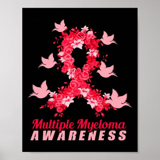 Multiple Myeloma Awareness Support Birds Poster (Voorkant)