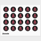 Multiple Myeloma Awareness Support Birds Ronde Sticker (Vel)