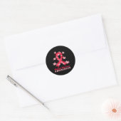 Multiple Myeloma Awareness Support Birds Ronde Sticker (Envelop)