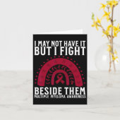 Multiple myeloma Awareness Support Blood Cancer AW Kaart (Gele Bloem)